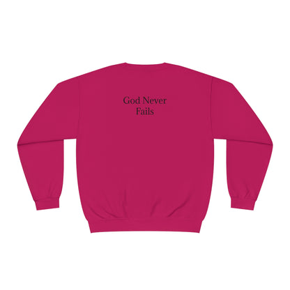 🆕 StayAlive™️ God Never Fails Unisex NuBlend® Crewneck Sweatshirt