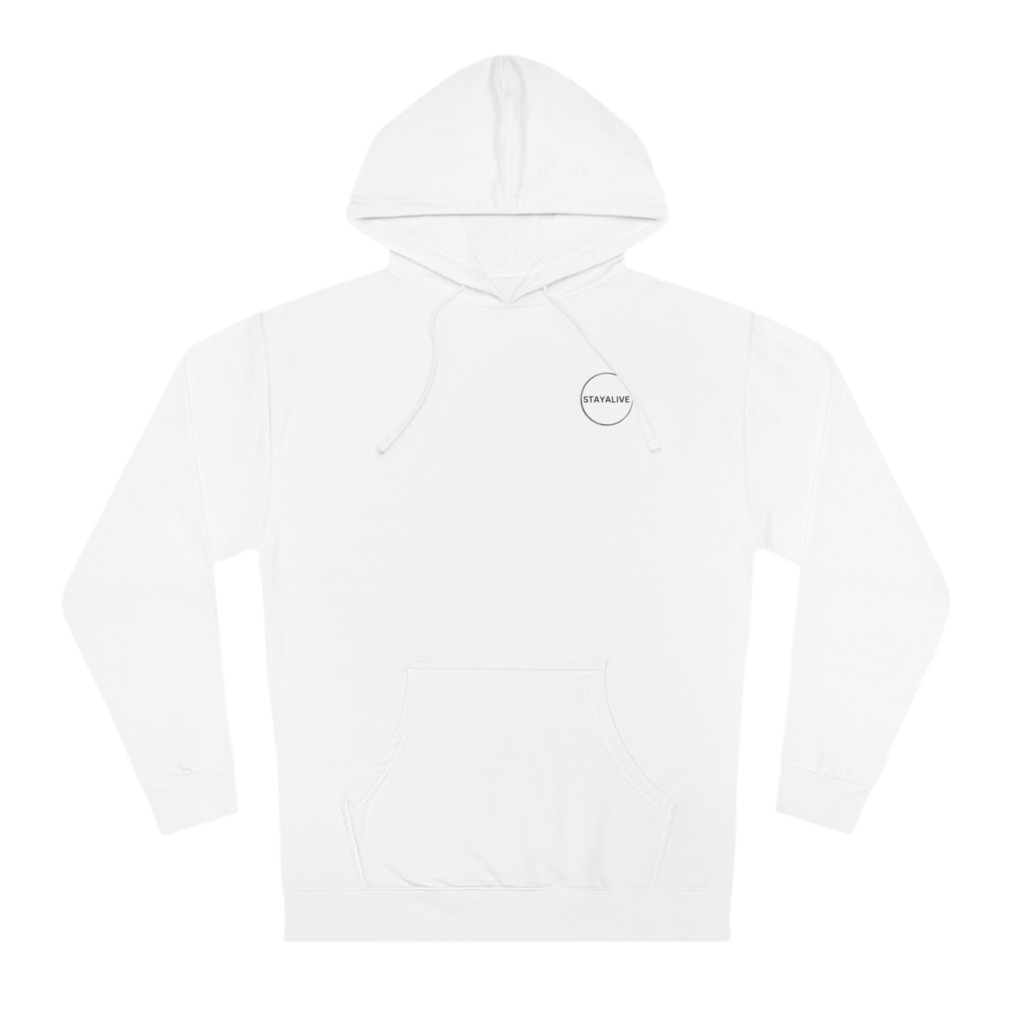 StayAlive™️ with Circle Hooded Sweatshirt Unisex