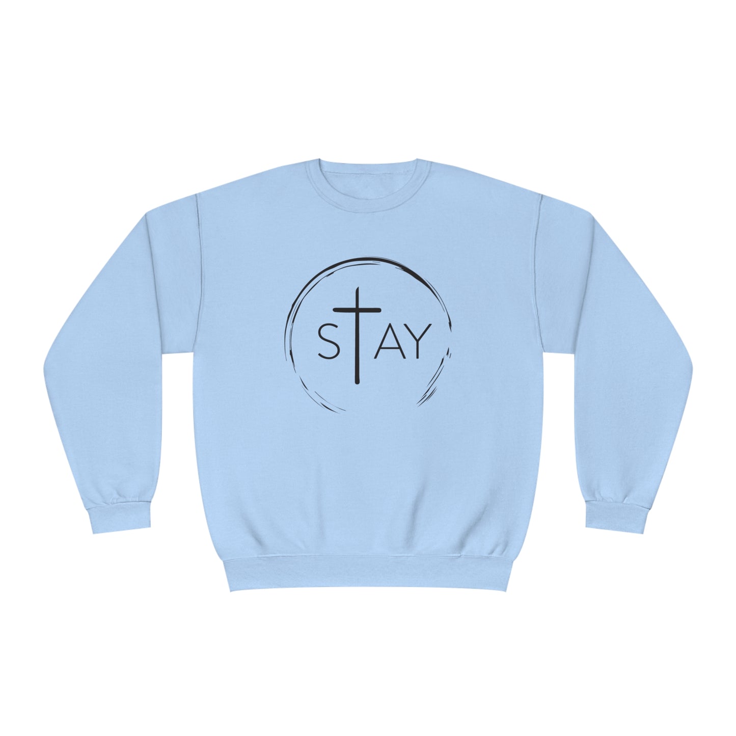 🆕 StayAlive™️ God Never Fails Unisex NuBlend® Crewneck Sweatshirt