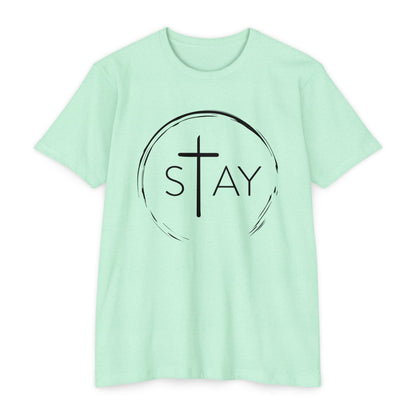 StayAlive™️ with Cross Jersey T-Shirt Unisex