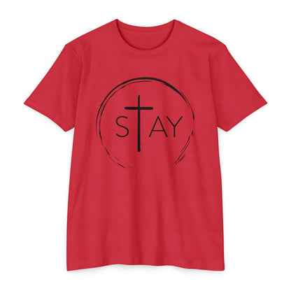 StayAlive™️ with Cross Jersey T-Shirt Unisex