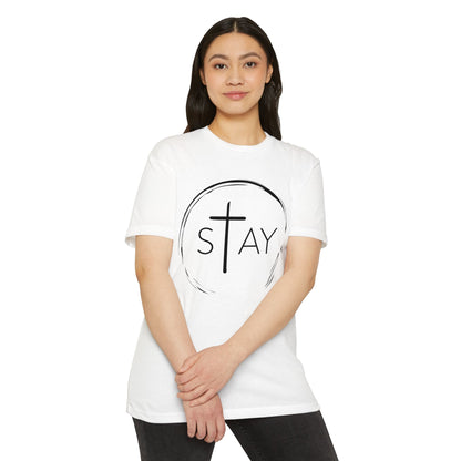 StayAlive™️ with Cross Jersey T-Shirt Unisex