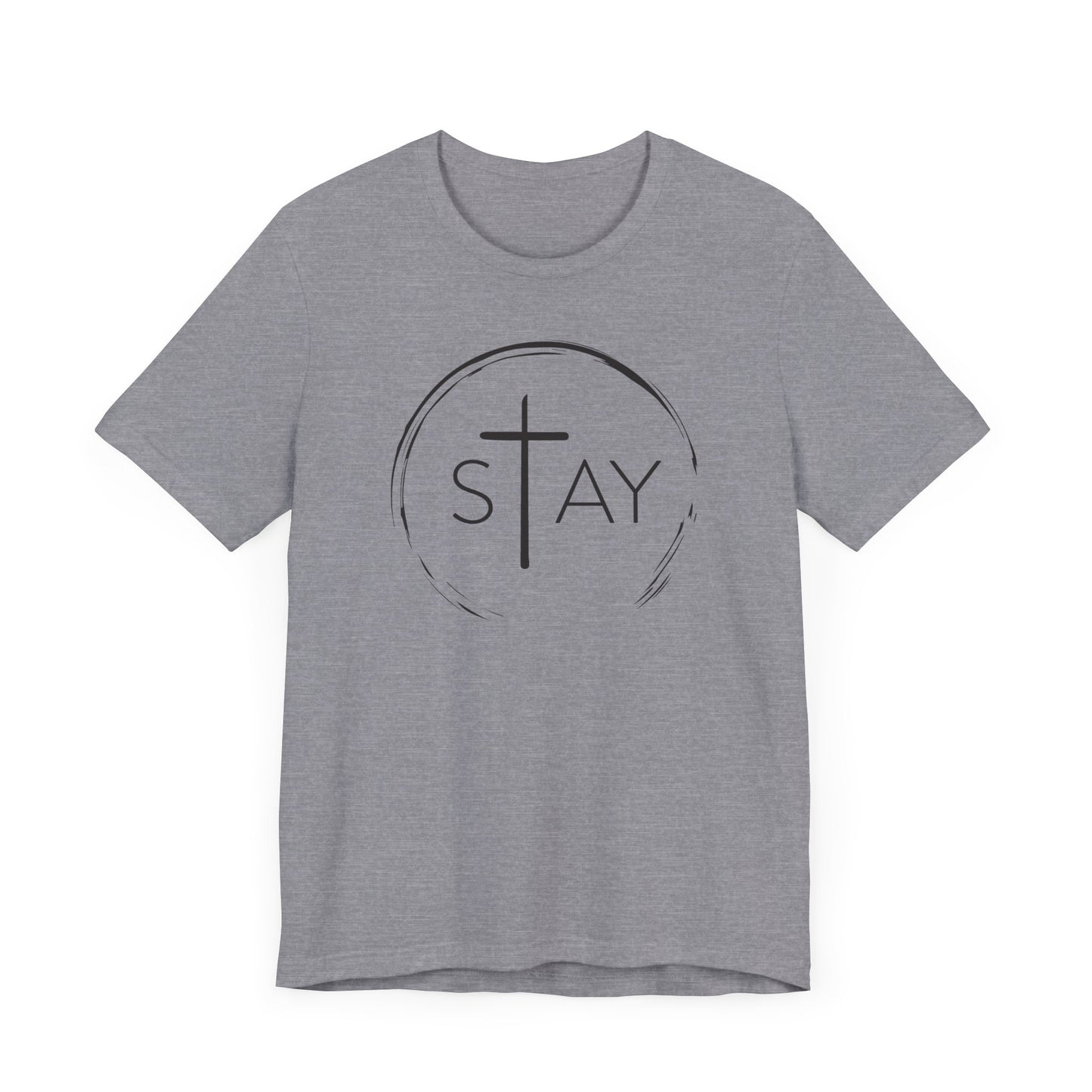 StayAlive™️ with Cross Unisex Jersey Short Sleeve Tee