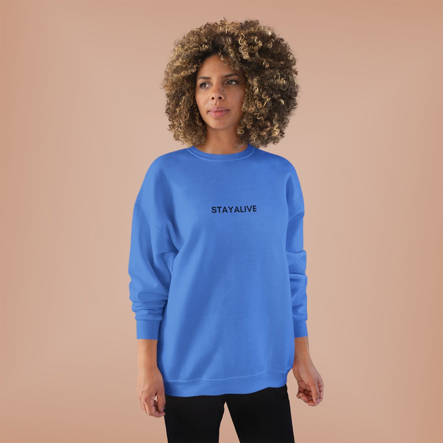 🆕 StayAlive™️ Faith EcoSmart® Crewneck Sweatshirt Unisex