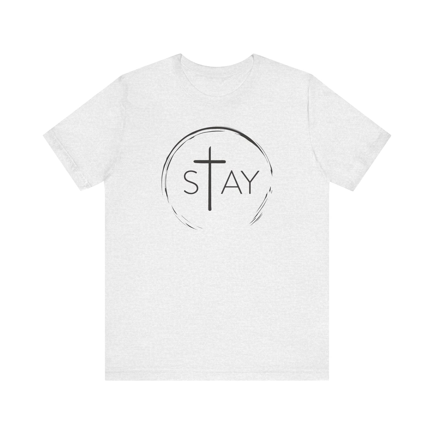 StayAlive™️ with Cross Unisex Jersey Short Sleeve Tee