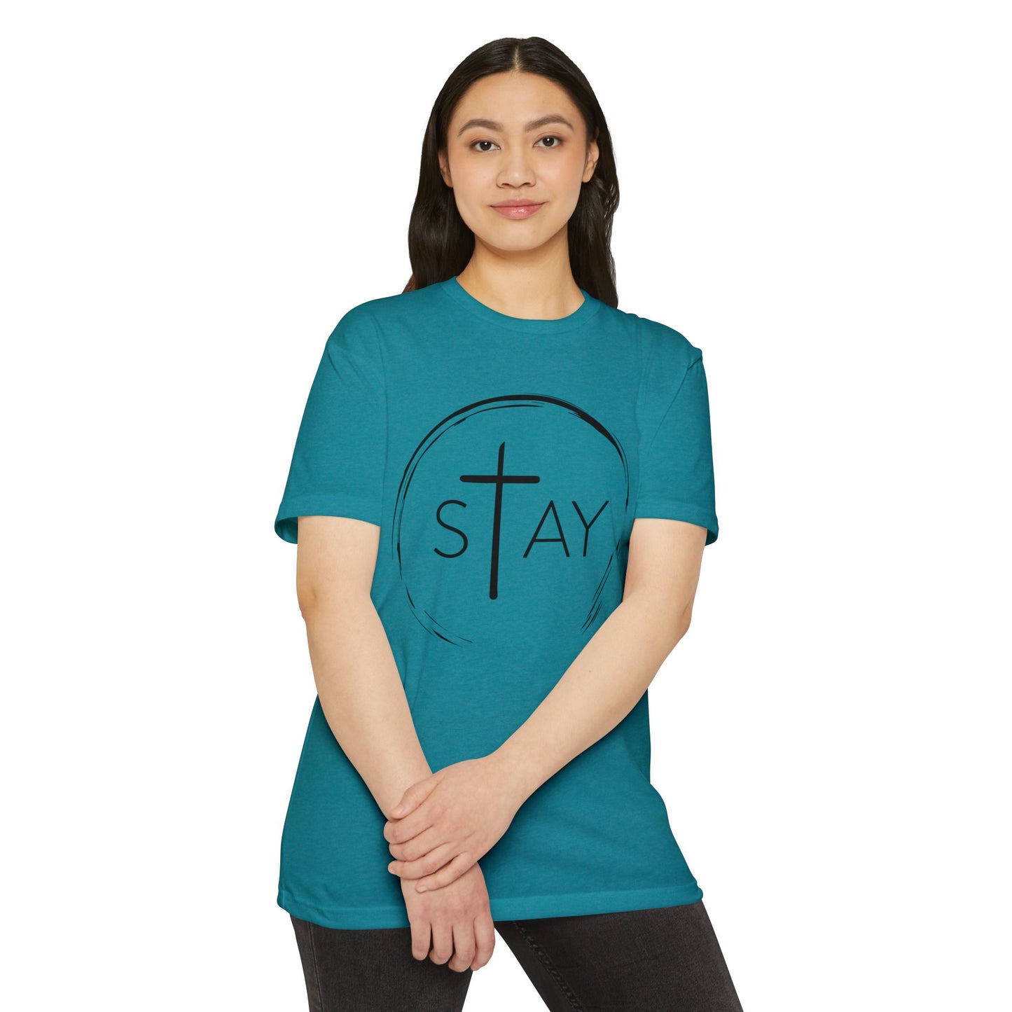 StayAlive™️ with Cross Jersey T-Shirt Unisex