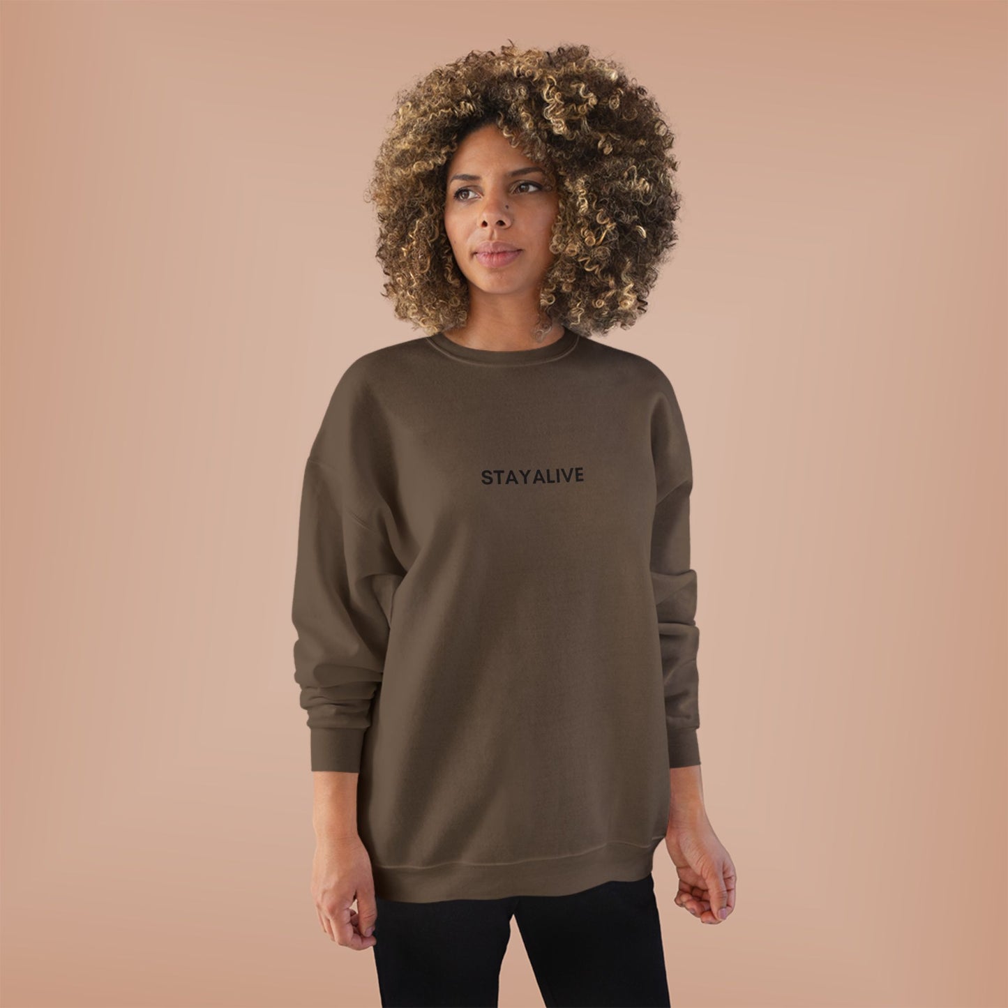 🆕 StayAlive™️ Faith EcoSmart® Crewneck Sweatshirt Unisex