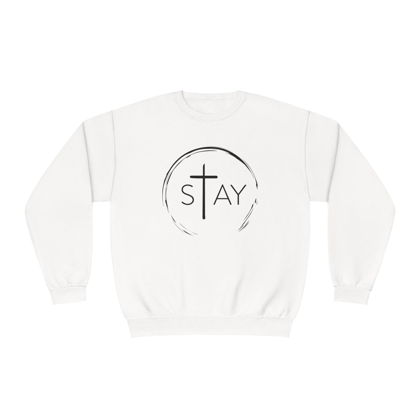 🆕 StayAlive™️ God Never Fails Unisex NuBlend® Crewneck Sweatshirt