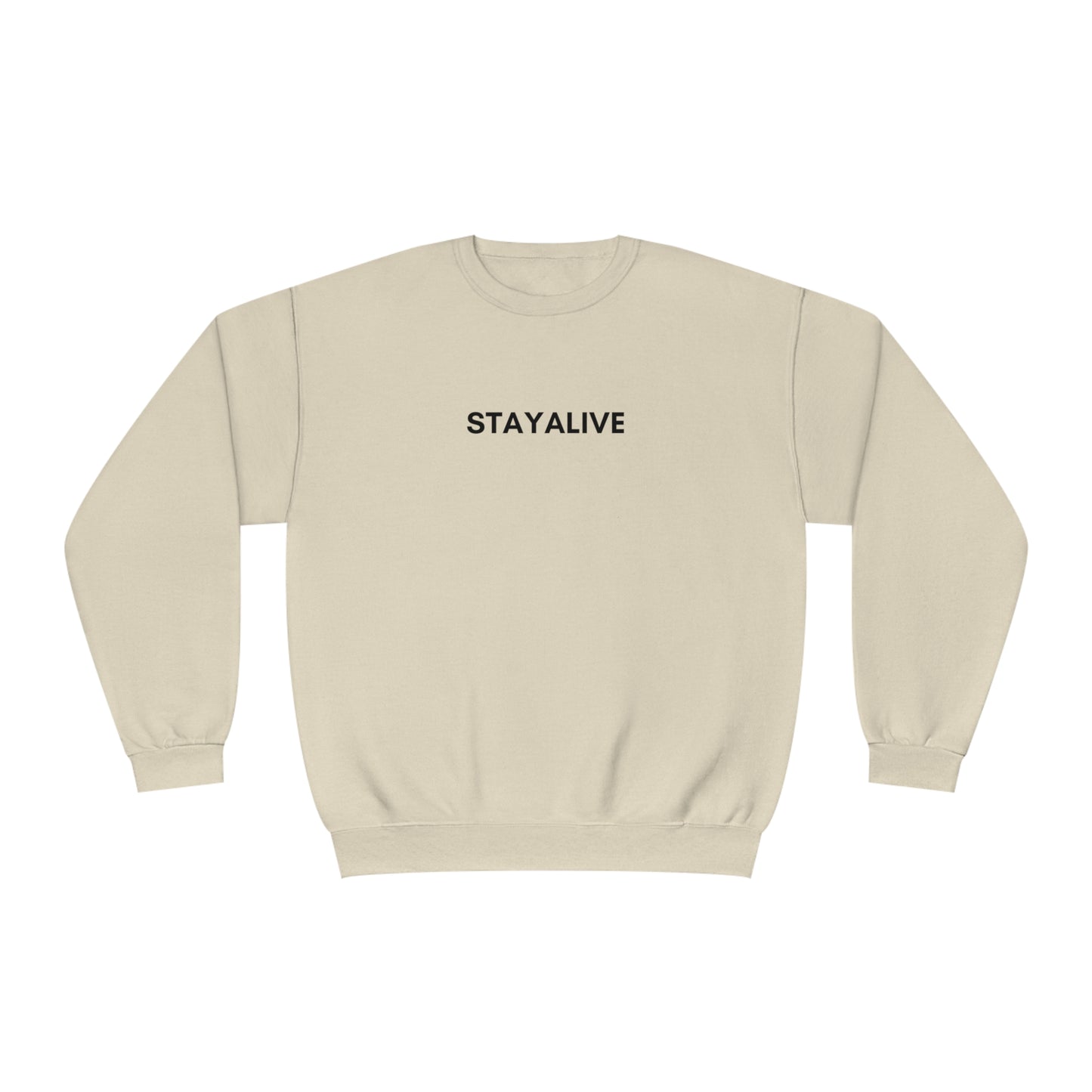 StayAlive™️ God is My Life Preserver NuBlend® Crewneck Sweatshirt Unisex