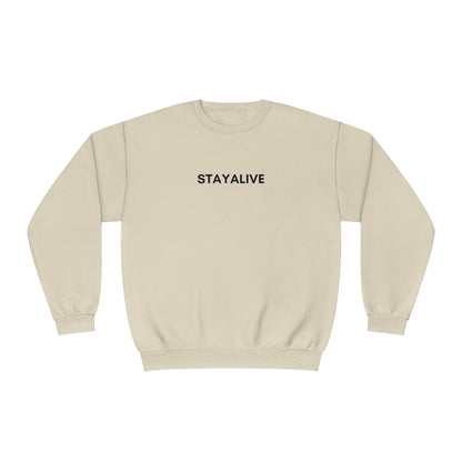 StayAlive™️ God is My Life Preserver NuBlend® Crewneck Sweatshirt Unisex