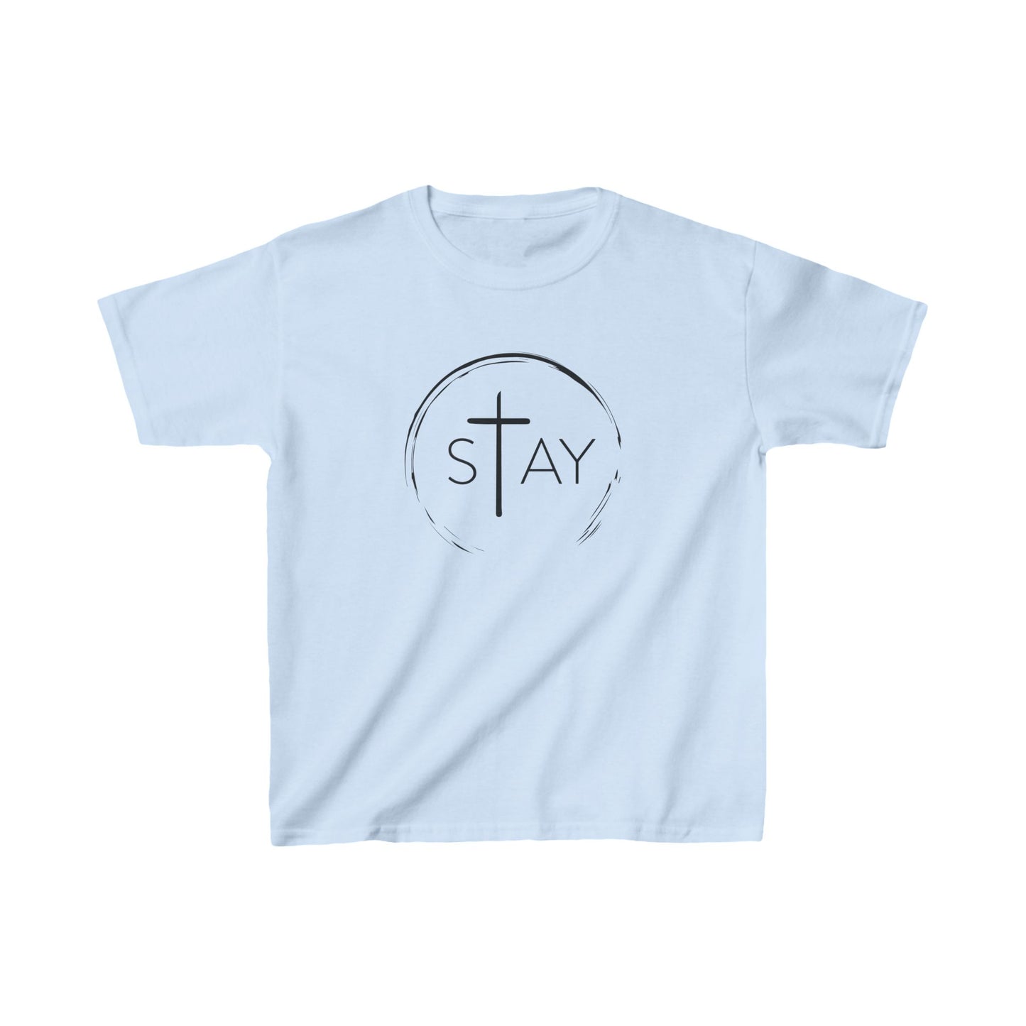 🆕 StayAlive™️ with Cross Kids Heavy Cotton™ Tee