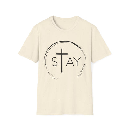 StayAlive™️ with Cross Softstyle T-Shirt Unisex