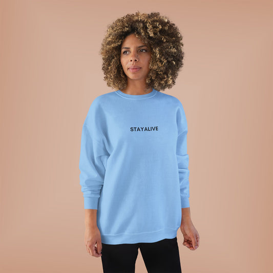 🆕 StayAlive™️ Faith EcoSmart® Crewneck Sweatshirt Unisex