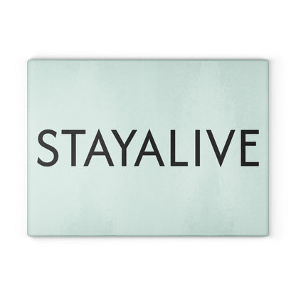 StayAlive™️ Glass Cutting Board