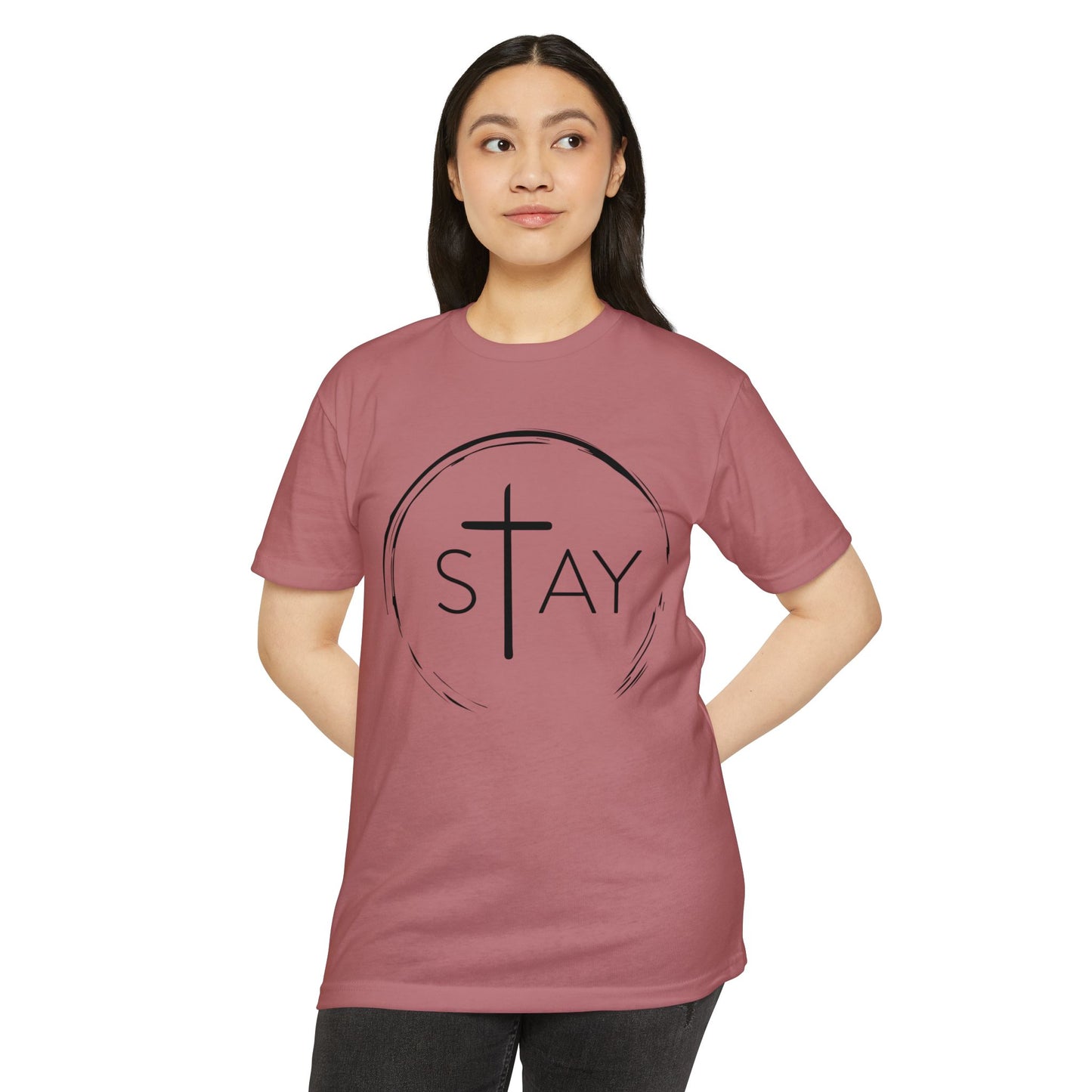 StayAlive™️ with Cross Jersey T-Shirt Unisex