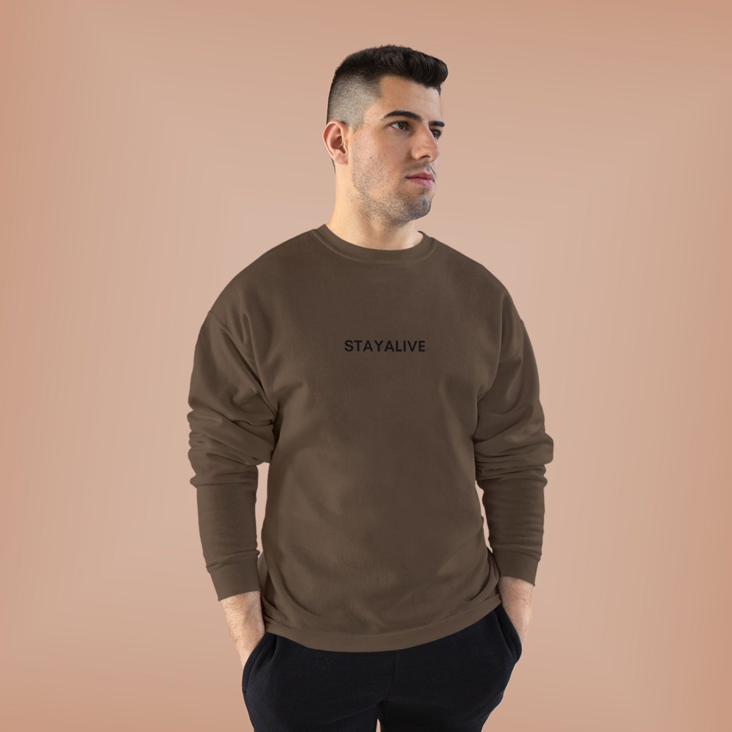 🆕 StayAlive™️ Faith EcoSmart® Crewneck Sweatshirt Unisex