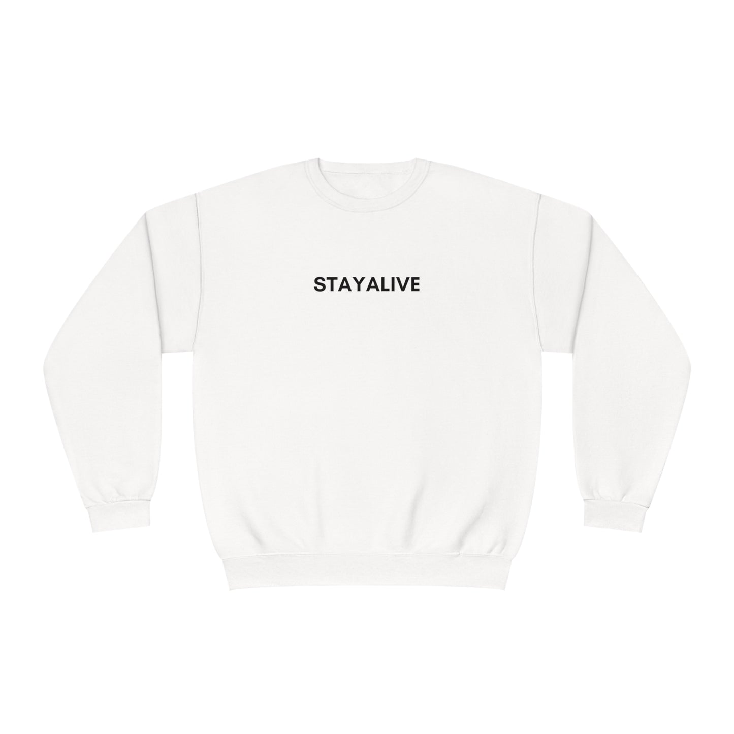 StayAlive™️ God is My Life Preserver NuBlend® Crewneck Sweatshirt Unisex