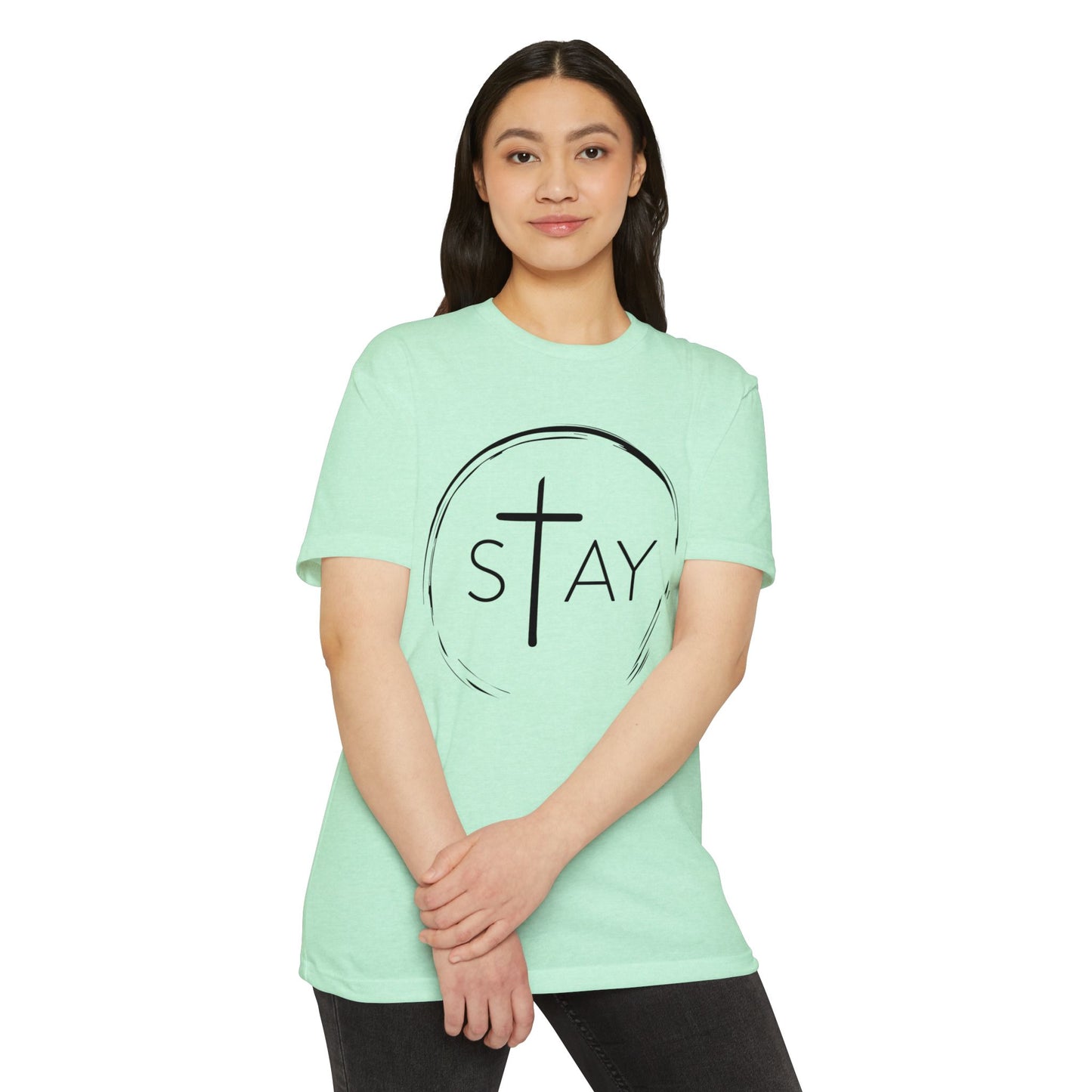 StayAlive™️ with Cross Jersey T-Shirt Unisex