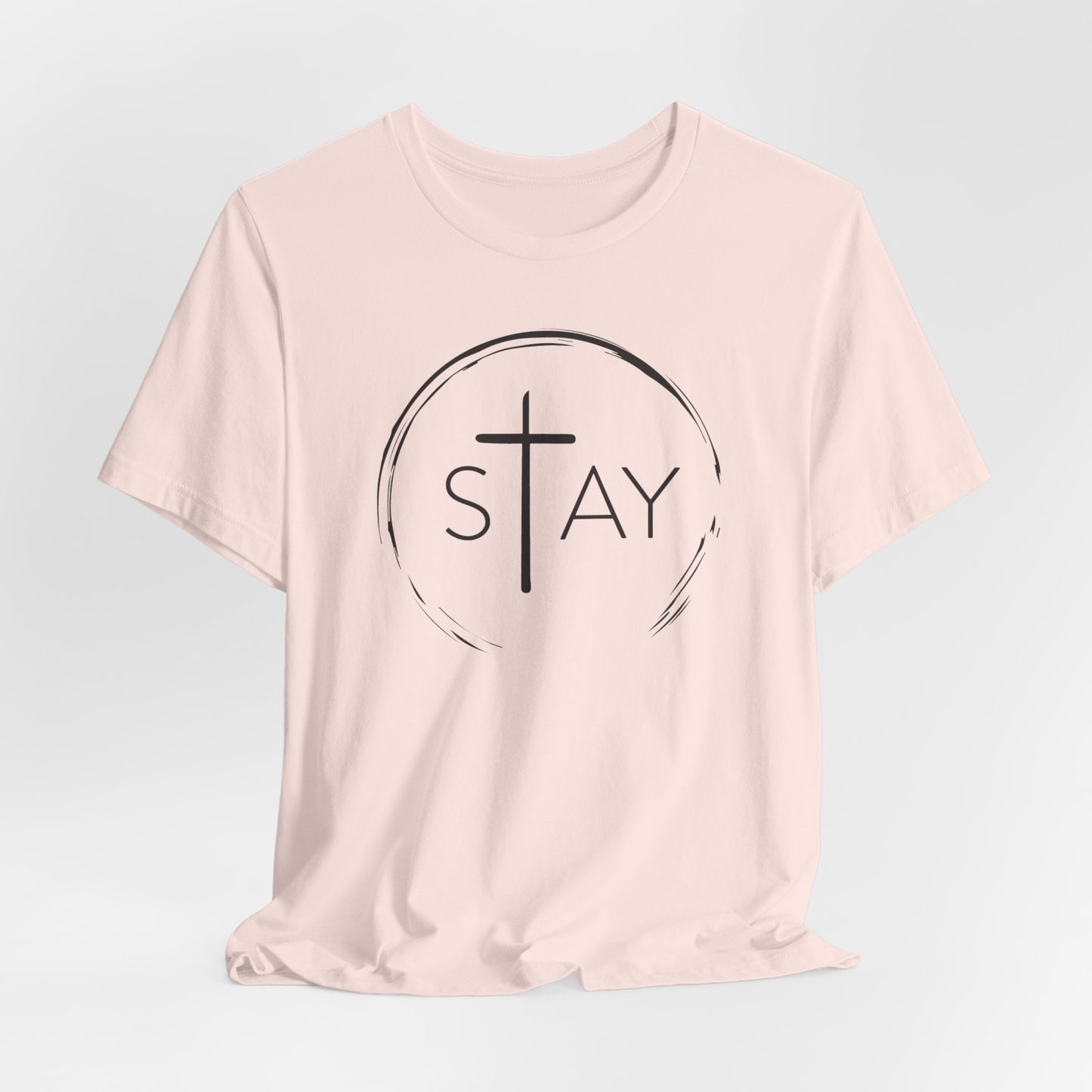 StayAlive™️ with Cross Unisex Jersey Short Sleeve Tee