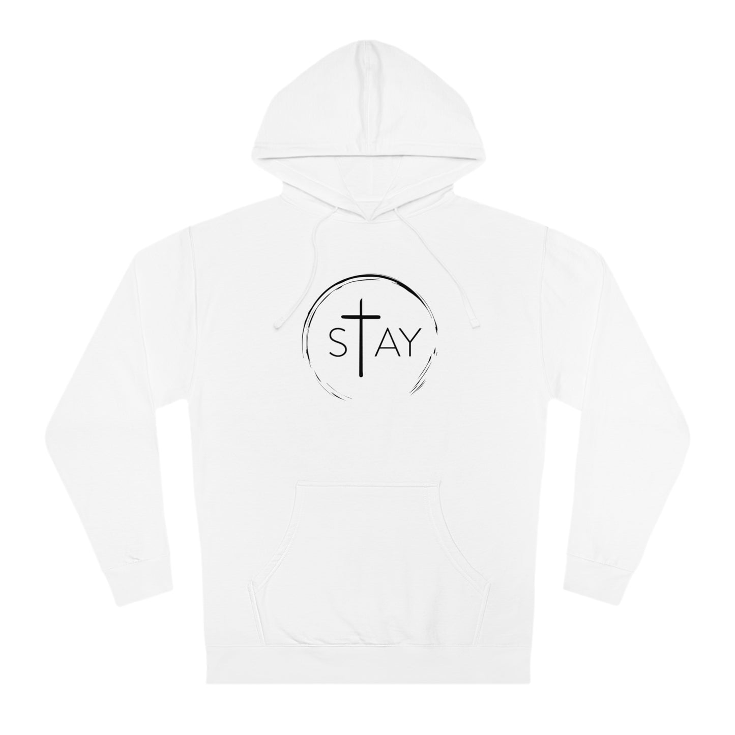 StayAlive™️ with Cross Hooded Sweatshirt Unisex