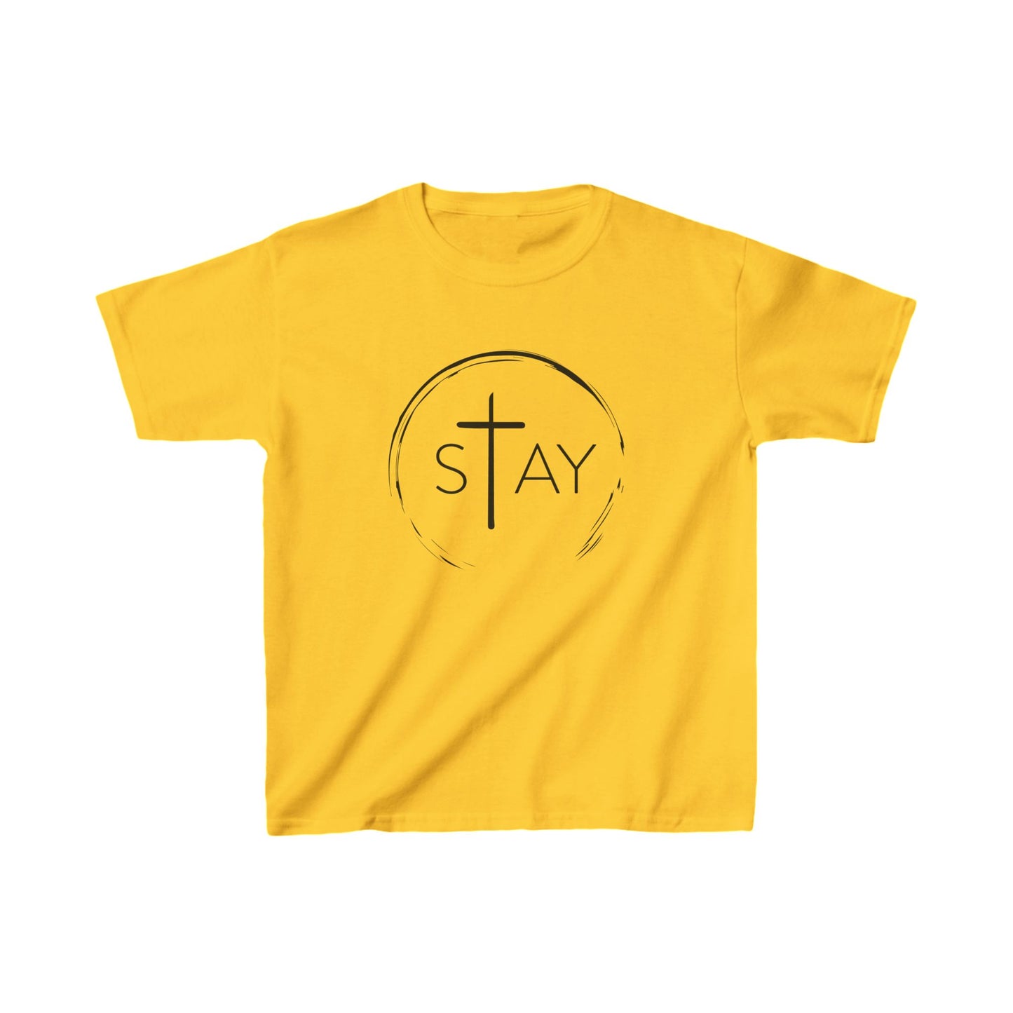 🆕 StayAlive™️ with Cross Kids Heavy Cotton™ Tee