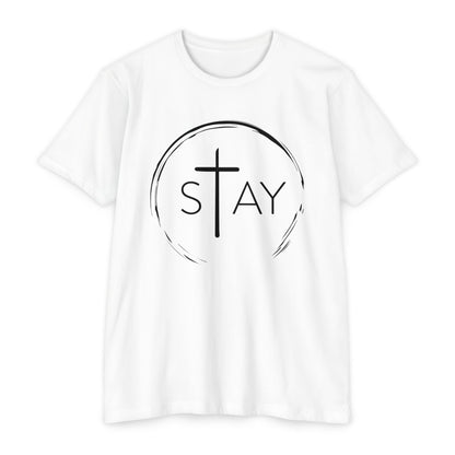 StayAlive™️ with Cross Jersey T-Shirt Unisex