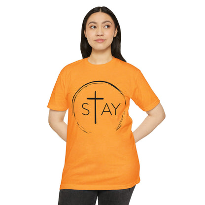 StayAlive™️ with Cross Jersey T-Shirt Unisex