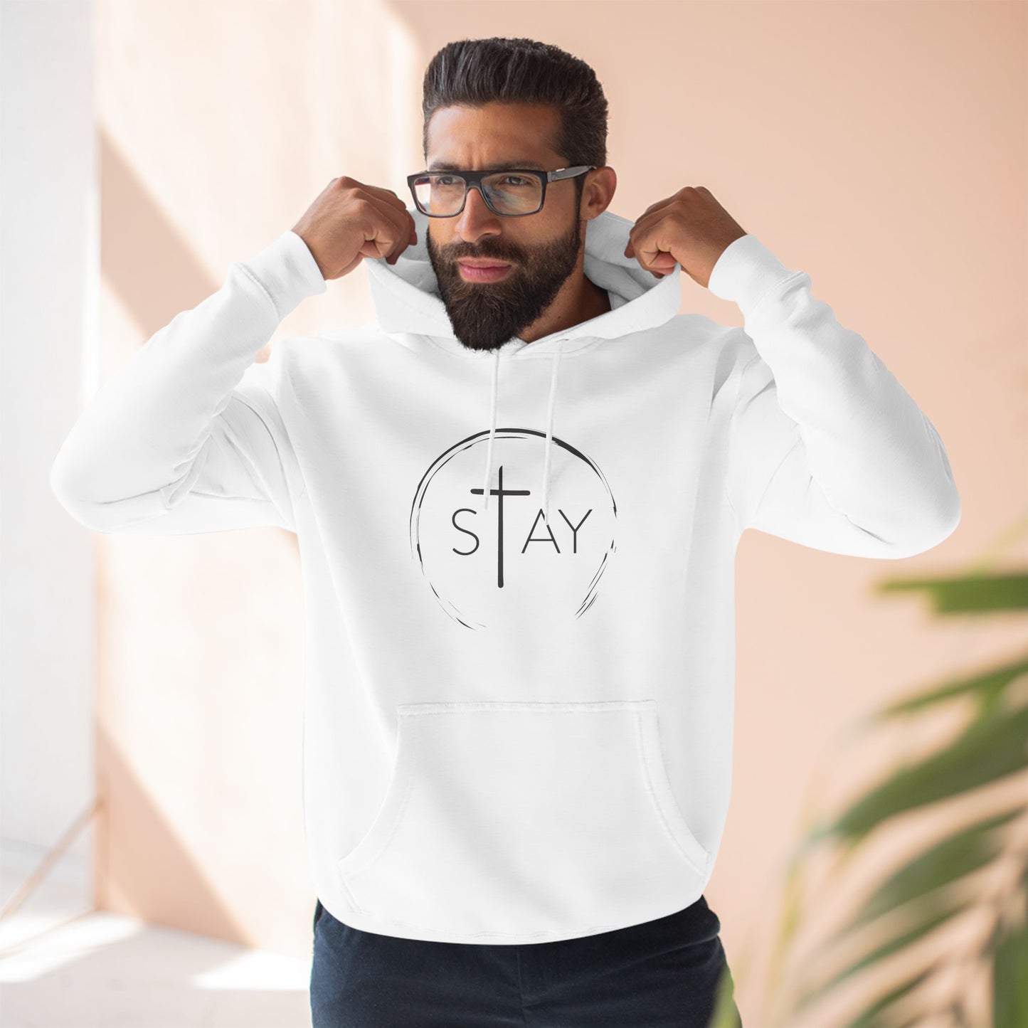 StayAlive™️ Three-Panel Fleece Hoodie