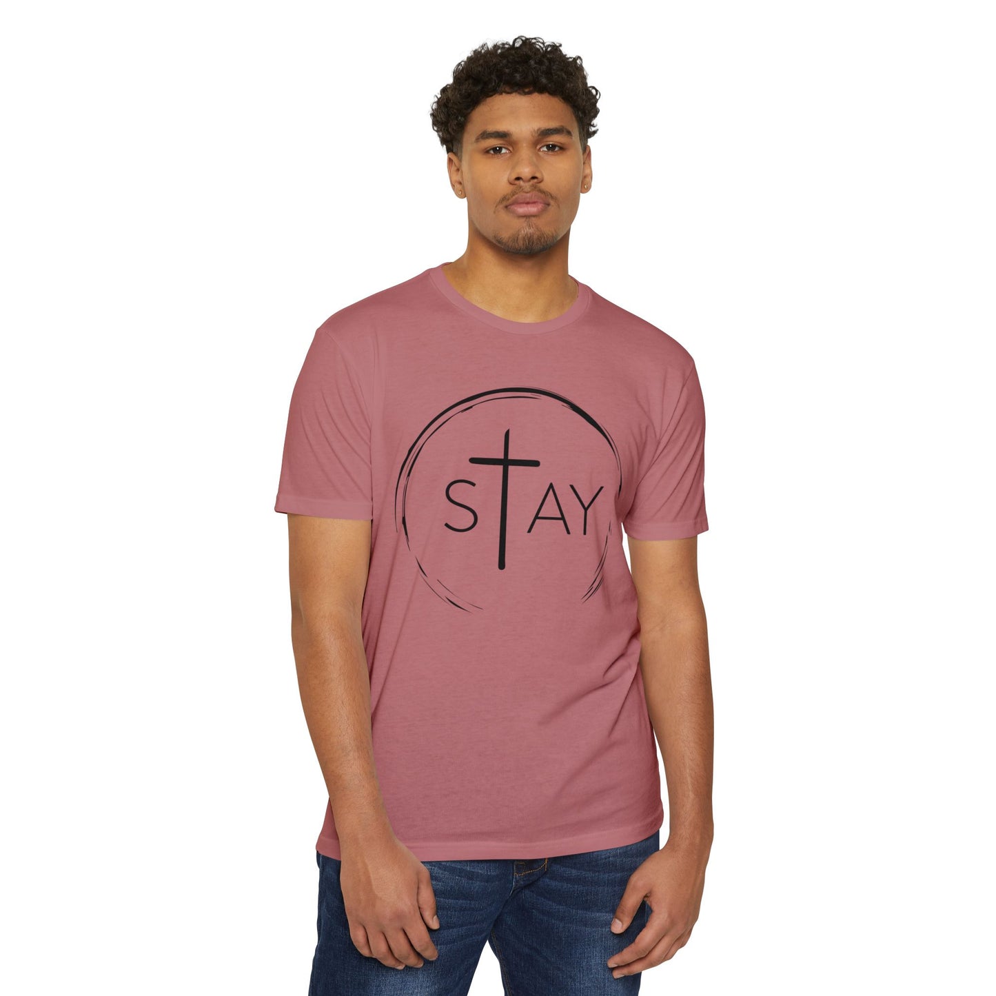 StayAlive™️ with Cross Jersey T-Shirt Unisex