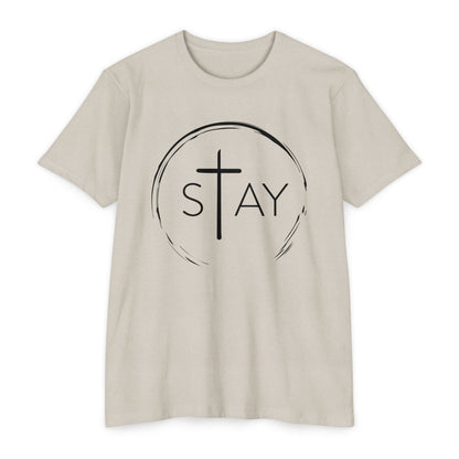 StayAlive™️ with Cross Jersey T-Shirt Unisex