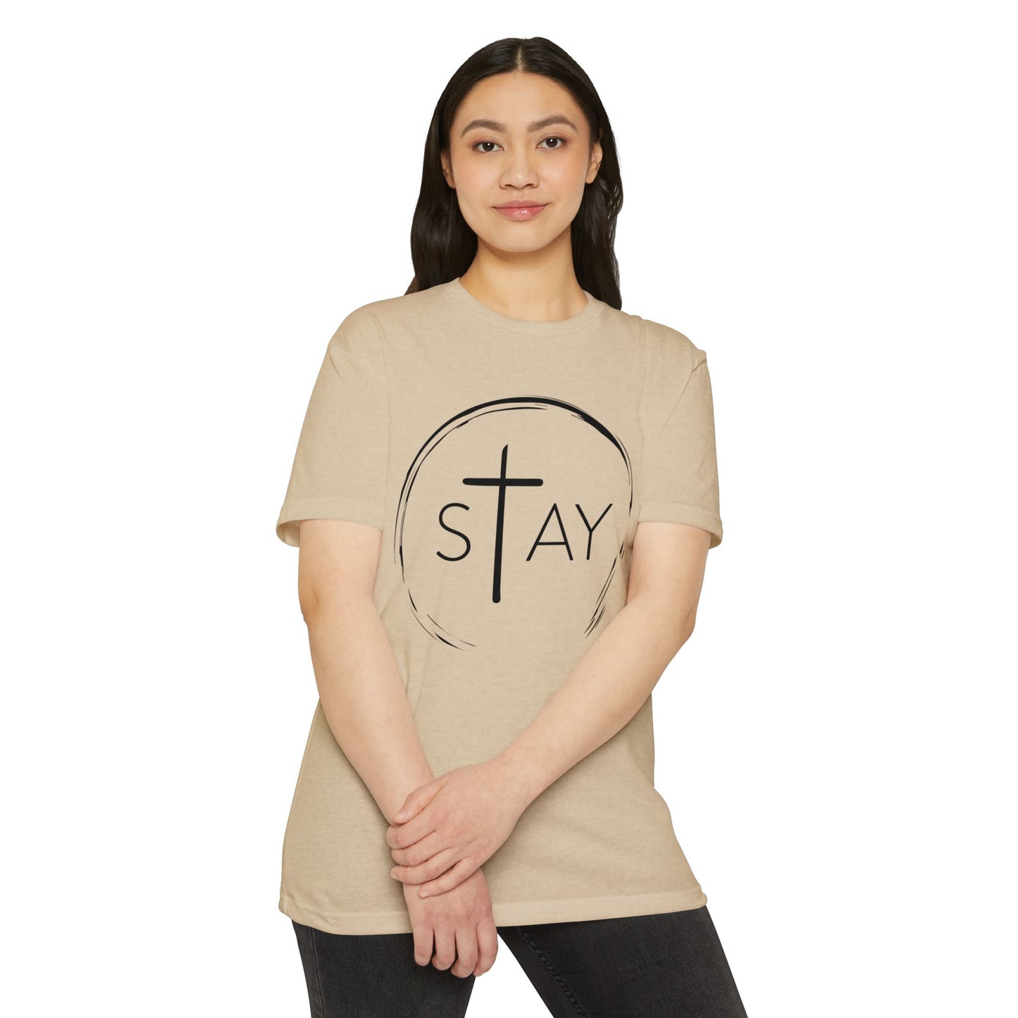 StayAlive™️ with Cross Jersey T-Shirt Unisex