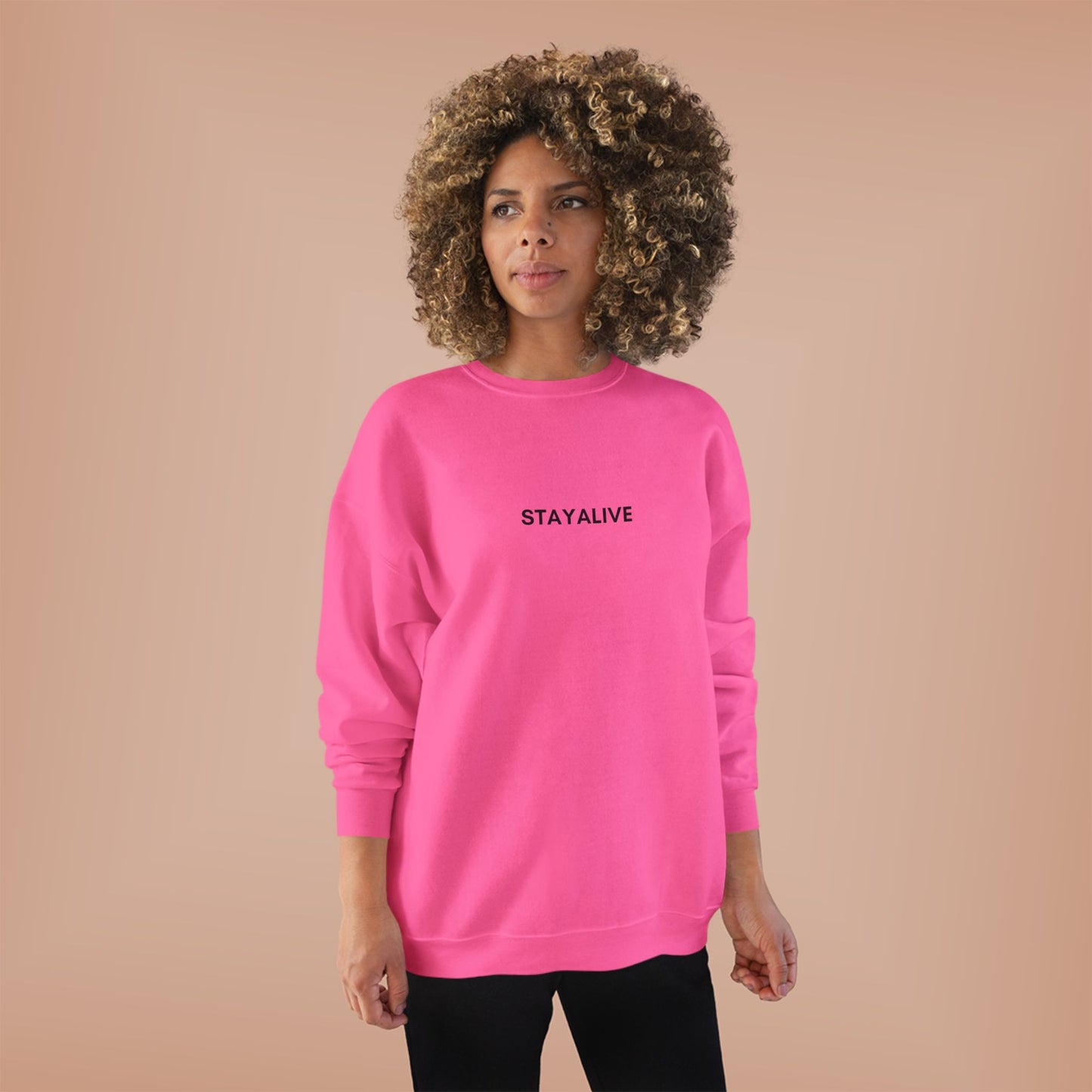 🆕 StayAlive™️ Faith EcoSmart® Crewneck Sweatshirt Unisex