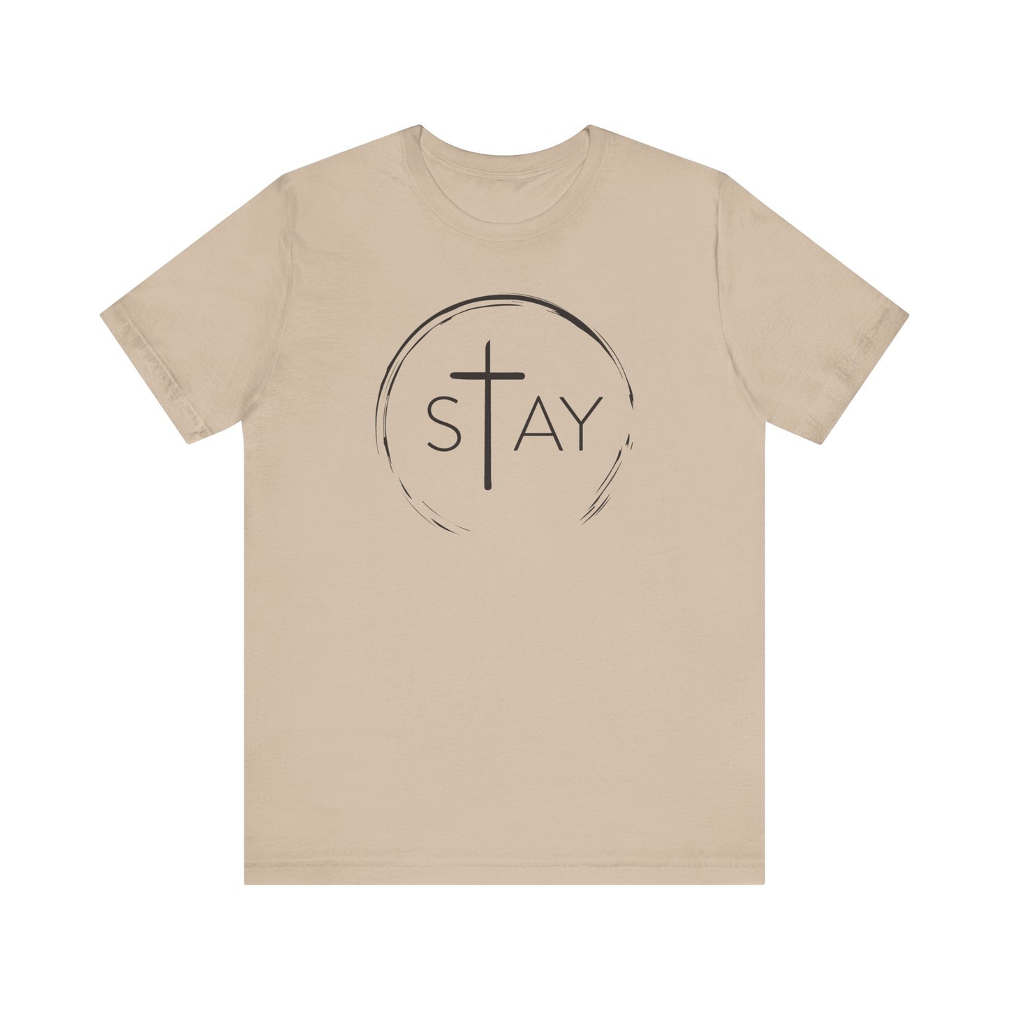 StayAlive™️ with Cross Unisex Jersey Short Sleeve Tee