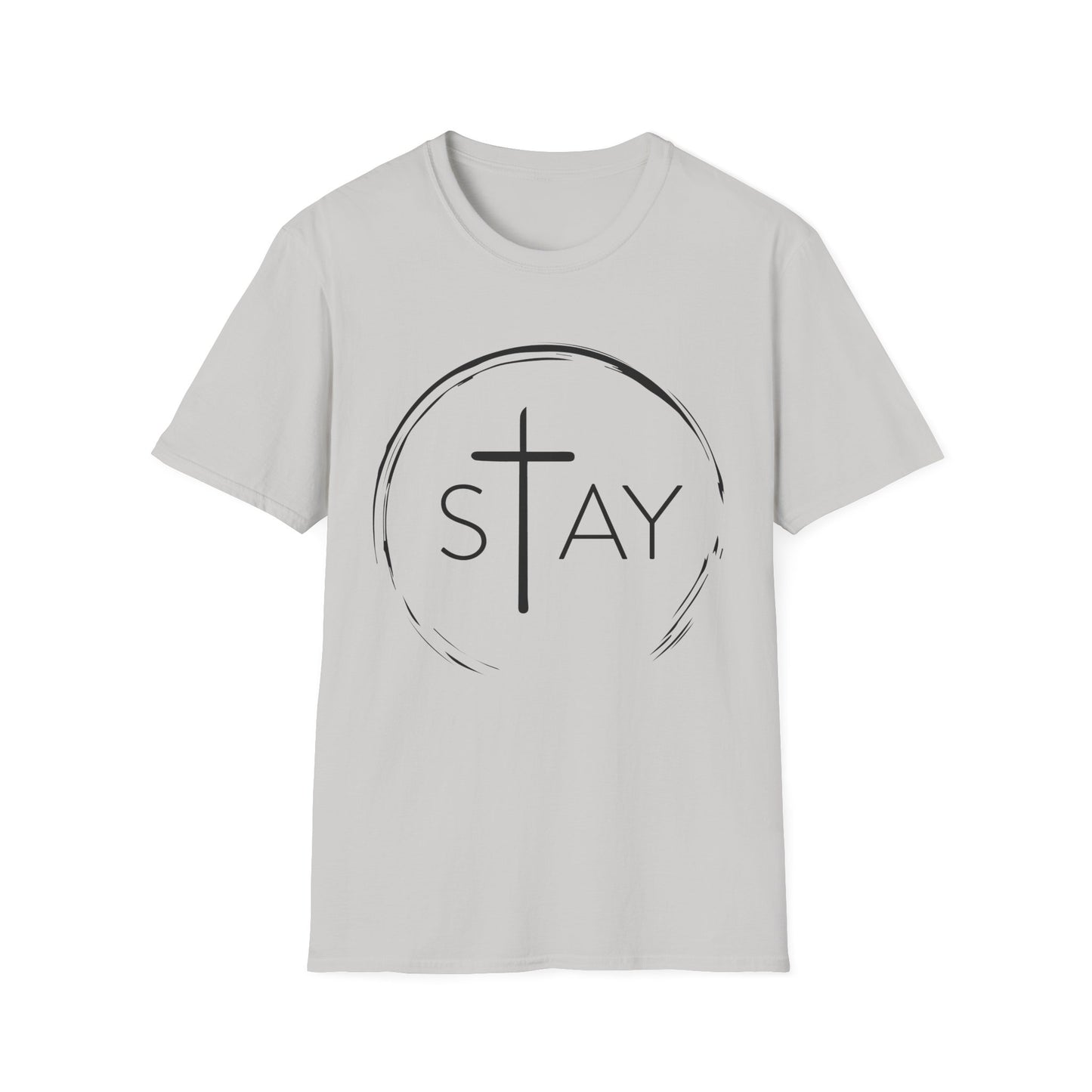 StayAlive™️ with Cross Softstyle T-Shirt Unisex