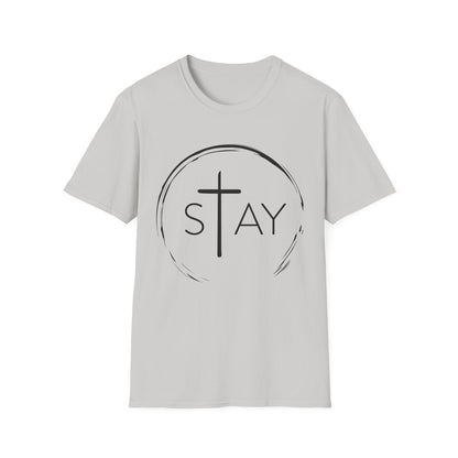 StayAlive™️ with Cross Softstyle T-Shirt Unisex