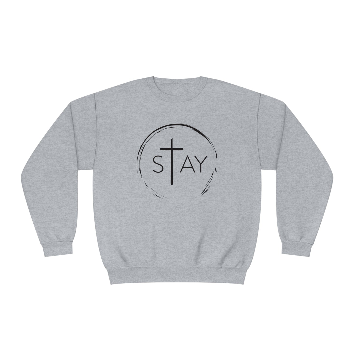 🆕 StayAlive™️ God Never Fails Unisex NuBlend® Crewneck Sweatshirt