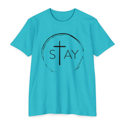 StayAlive™️ with Cross Jersey T-Shirt Unisex