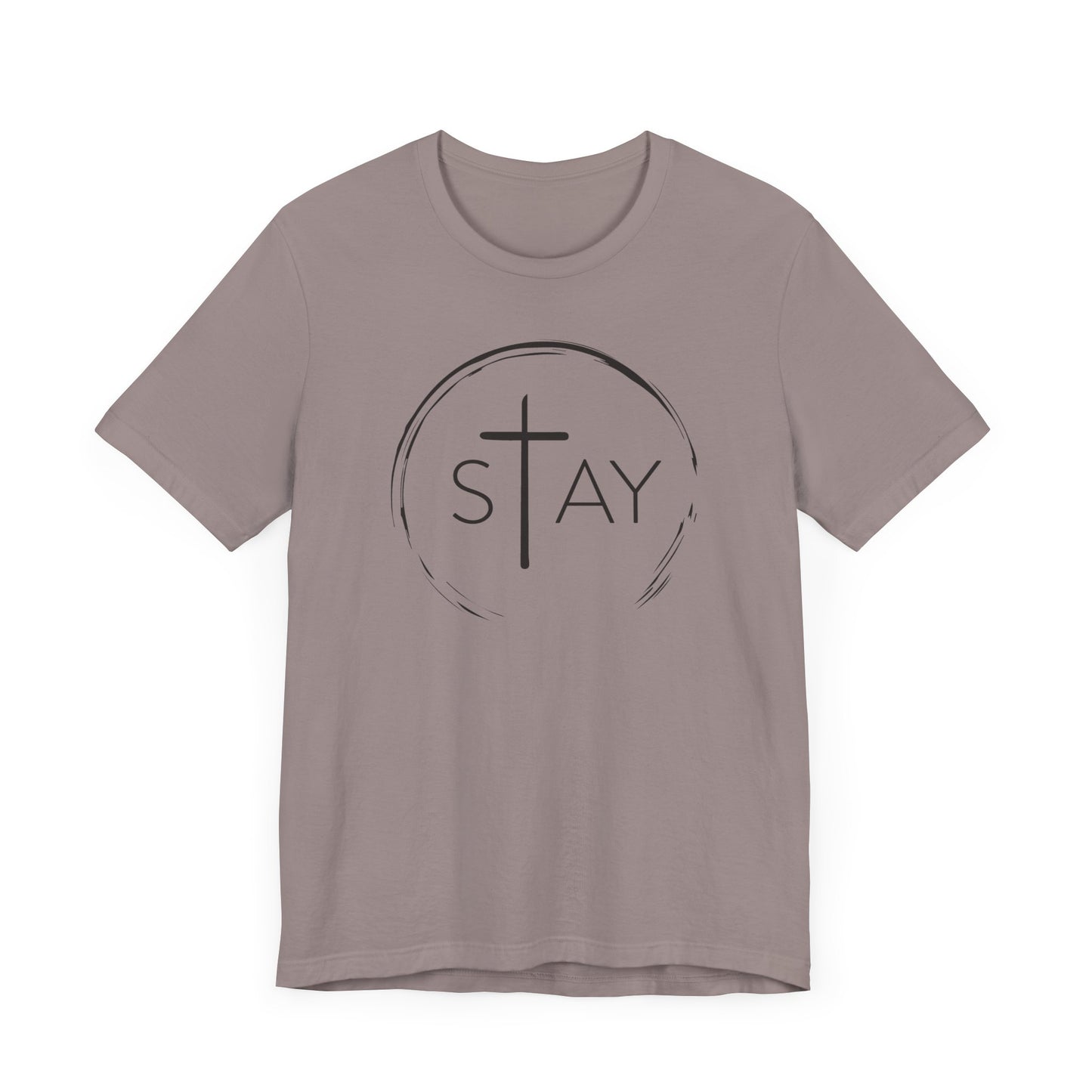 StayAlive™️ with Cross Unisex Jersey Short Sleeve Tee