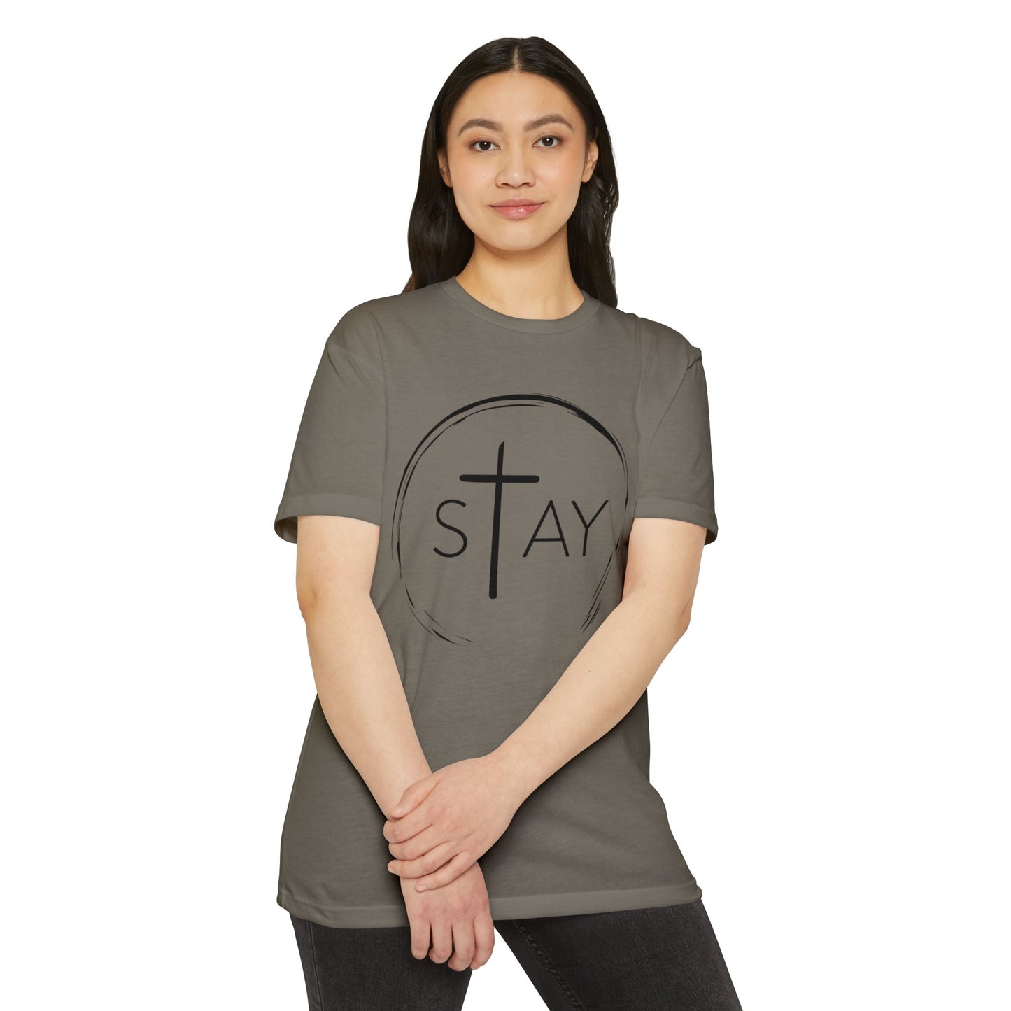 StayAlive™️ with Cross Jersey T-Shirt Unisex