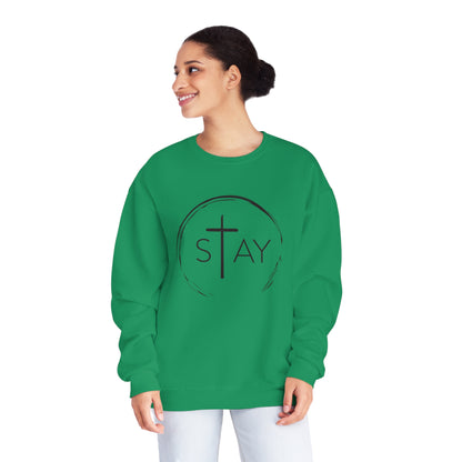 🆕 StayAlive™️ God Never Fails Unisex NuBlend® Crewneck Sweatshirt