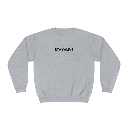 StayAlive™️ God is My Life Preserver NuBlend® Crewneck Sweatshirt Unisex