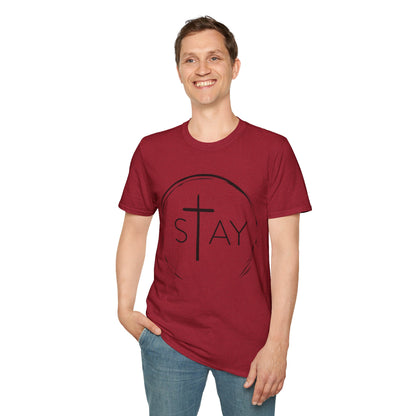 StayAlive™️ with Cross Softstyle T-Shirt Unisex