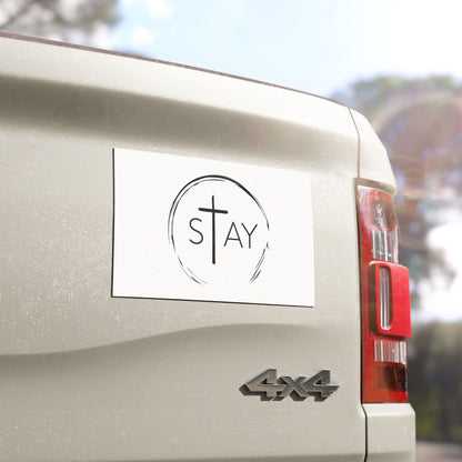 StayAlive™️ with Cross Car Magnets