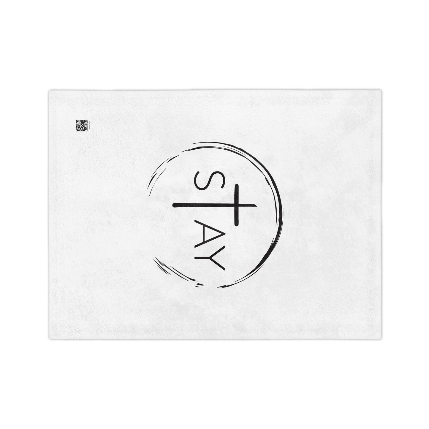 StayAlive™️ with Cross Velveteen Microfiber Blanket