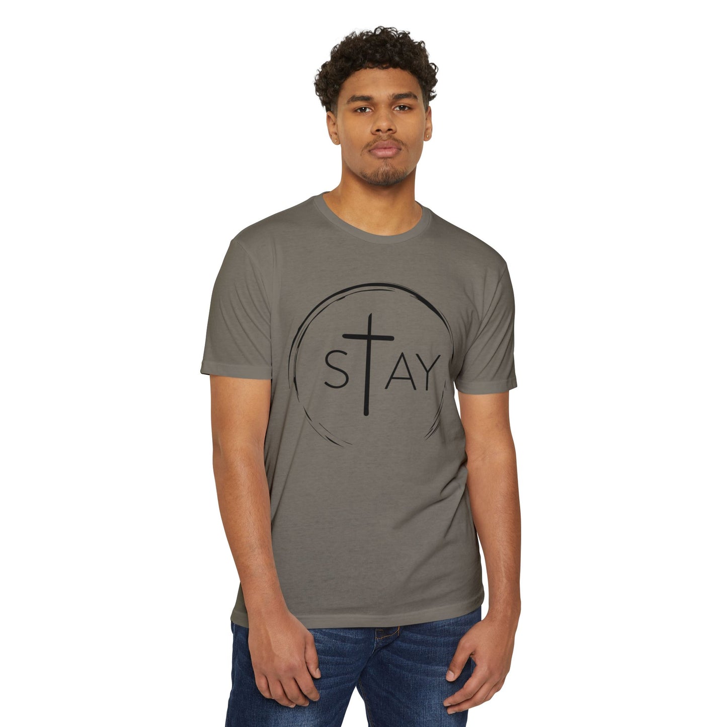 StayAlive™️ with Cross Jersey T-Shirt Unisex