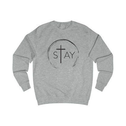 StayAlive™️ with Cross Sweatshirt Unisex