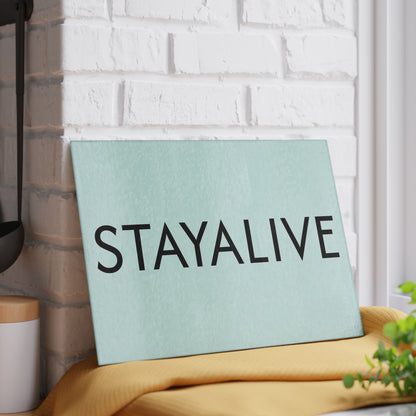 StayAlive™️ Glass Cutting Board