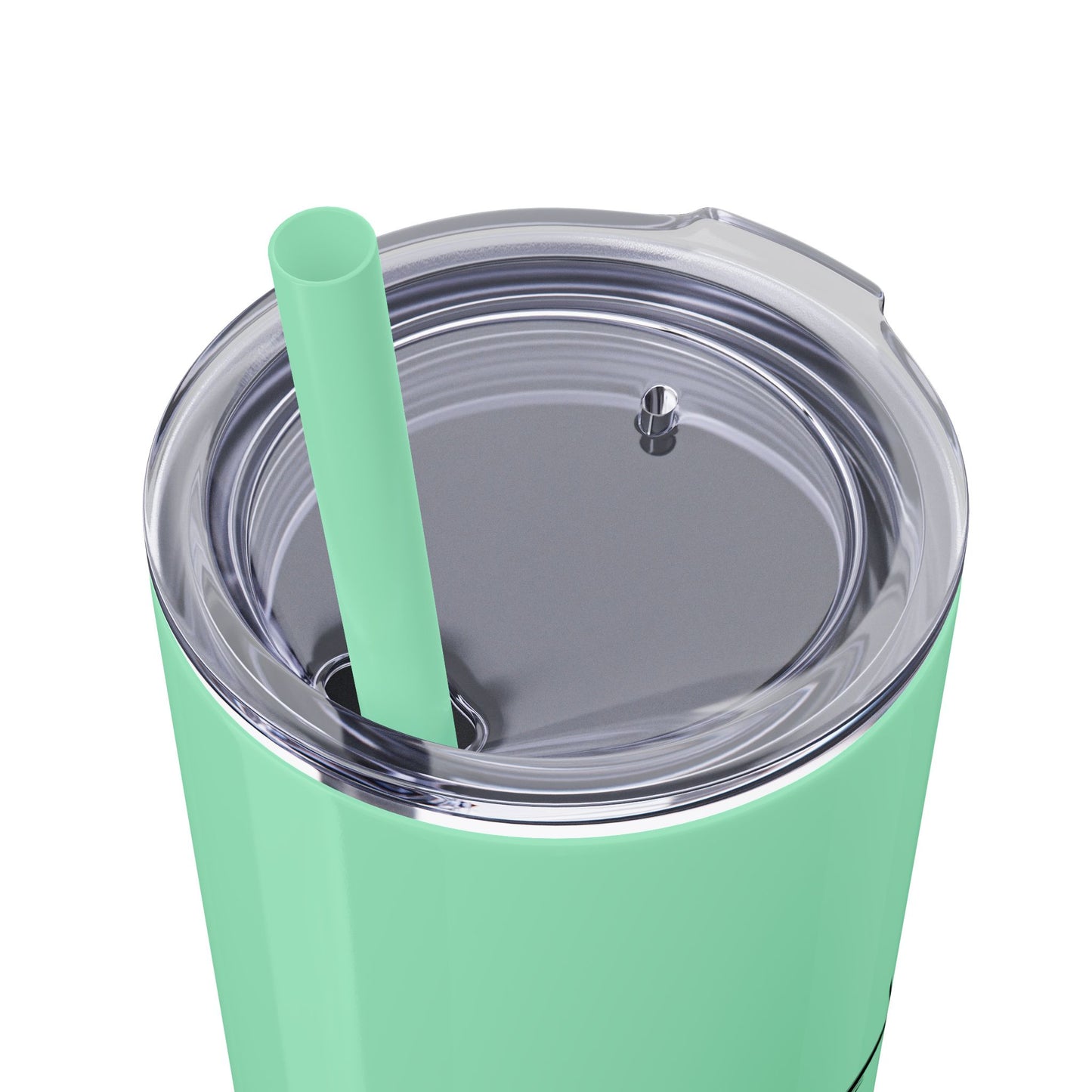 StayAlive™️ with Cross Skinny Tumbler with Straw, 20oz