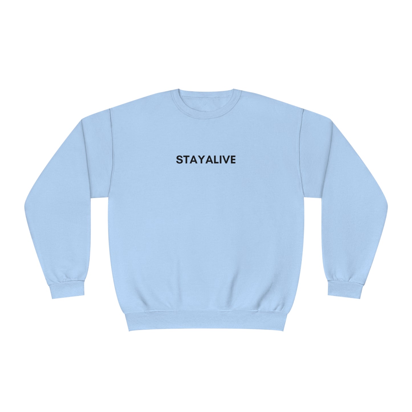 StayAlive™️ God is My Life Preserver NuBlend® Crewneck Sweatshirt Unisex